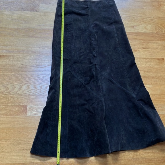 Authentic Suede Maxi Brown Skirt - NWOT - Picture 6 of 6